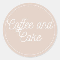 Bakkerij Logo voor Koffie en Cake