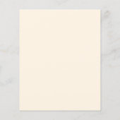 Bakkerij Menu Aangepast Logo QR Code Crème (Achterkant)