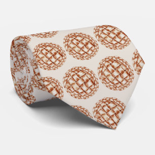 bakkerij met een schattig gebundeld pasteipatroon stropdas
