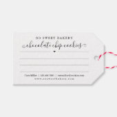 Bakkerij met gebak Label met goede schrijfvolgorde Cadeaulabel (Voorkant (Horizontaal))