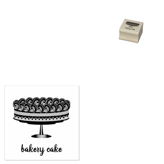 Bakkerij met schroefmakerij 	rubberstempel (Gestempeld)