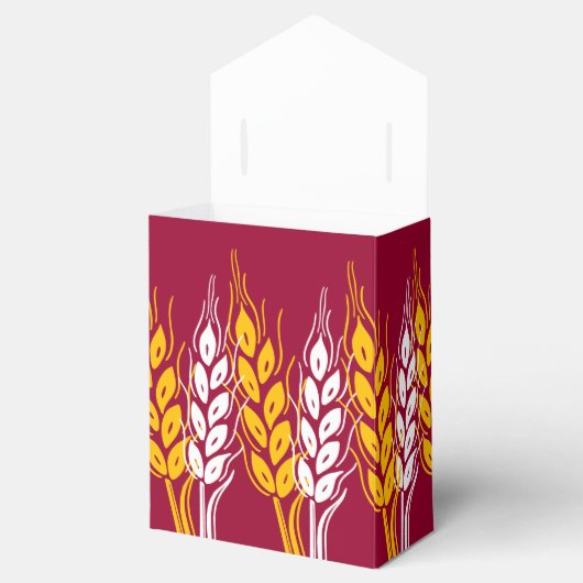 Bakkerij monsters tarwe rood promotionele geschenk bedankdoosjes (Geopend)