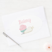 Bakkerij Ovale Sticker (Envelop)