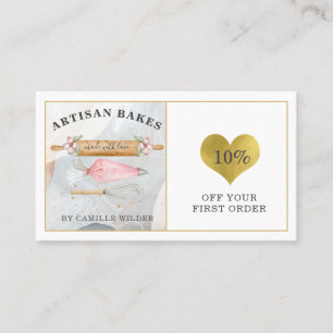 Bakkerij Pastry Chef Baker Kortingskaart Kortingskaartje