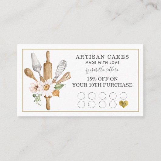 Bakkerij Pastry Chef Bakers Tools Loyalty Punch Ca (Voorkant)