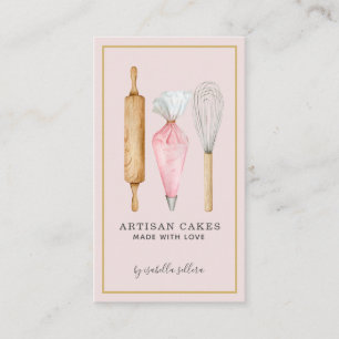 Bakkerij Pastry Chef Baking Utiers Black Visitekaartje
