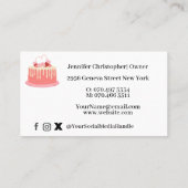 Bakkerij Pastry Chef Baking Utiers Visitekaartje (Achterkant)