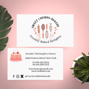 Bakkerij Pastry Chef Baking Utiers Visitekaartje