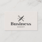  Bakkerij Pastry Chef Plain Visitekaartje (Voorkant)