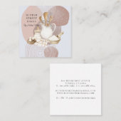 Bakkerij Pastry Chef Utils Ingrediënten Vierkante Visitekaartje (Voorkant / Achterkant)