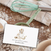 Bakkerij Pastry Chef-Waterverf Visitekaartje