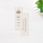 Bakkerij Prijs Label Mini Visitekaartjes (Bureau)