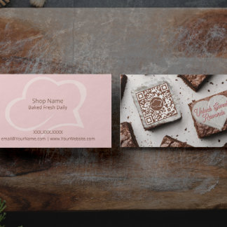 Bakkerij QR visitekaart Visitekaartje
