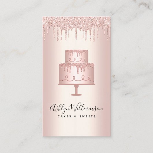 Bakkerij Roos Glitter Drift Deeg Chef Visitekaartje (Voorkant)