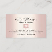 Bakkerij-Roos Glitter-schijven Visitekaartje (Achterkant)