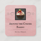 Bakkerij | Roze Visitekaartje (Voorkant)