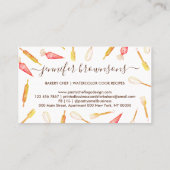 Bakkerij Rustic Pastry Sinaasappel Visitekaartje (Achterkant)