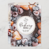 Bakkerij / Slijterij / Bakwinkel (Sjabloon) Menu (Voorkant / Achterkant)