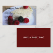 Bakkerij stijl Premium Visitekaartje (Voorkant / Achterkant)