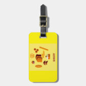 Bakkerij Thema Brood gebak en snoep Bagagelabel (Voorkant verticaal)