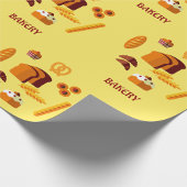 Bakkerij Thema Brood gebak en snoep Cadeaupapier
