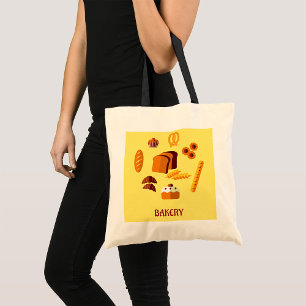 Bakkerij Thema Brood gebak en snoep Tote Bag