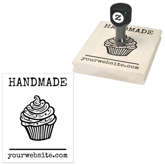 Bakkerij Uw Bedrijf Logo Custom Rubberstempel (Gestempeld)