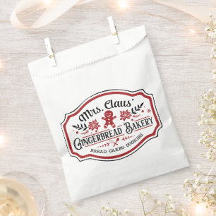 Bakkerij van mevrouw Claus' peperkoek Bedankzakje