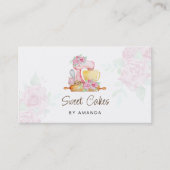 Bakkerij van zoete cakes visitekaartje (Voorkant)