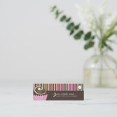 Bakkerij VerpakkingsLabels Mini Visitekaartje (Staand voorkant)