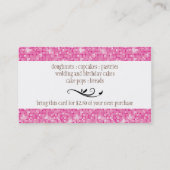 Bakkerij: Visitekaartje (Achterkant)