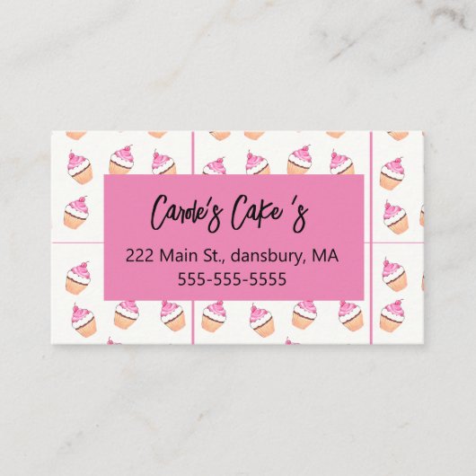 Bakkerij visitekaartjes (Voorkant)