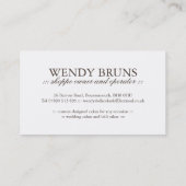 Bakkerij-Visitekaartjes Visitekaartje (Achterkant)