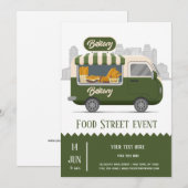 Bakkerij voor de straatbanketbakkersbranche kaart (Voorkant / Achterkant)