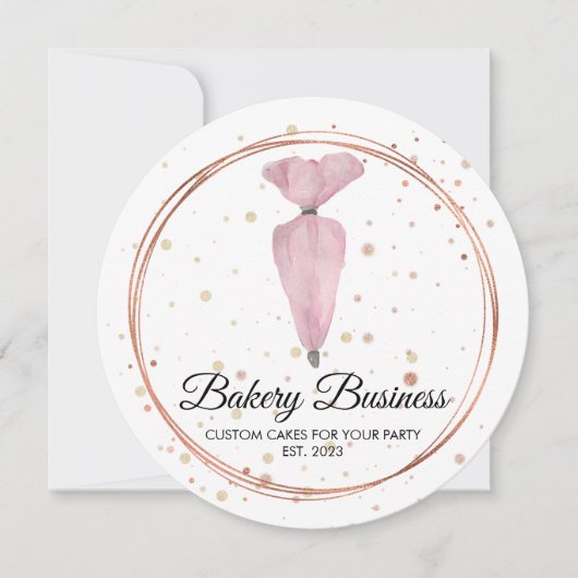 Bakkerij Waterverf Kaart (Voorkant)