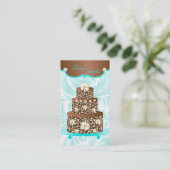 Bakkerij Weddenschap Cake Pastry Chef Chocolate Da Visitekaartje (Staand voorkant)