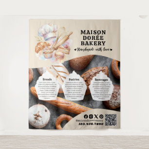 Bakkerij Winkel Banketbakker Dessert Snoepgoed Cak Wandkleed