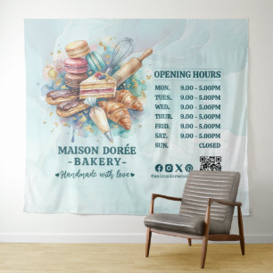 Bakkerij Winkel Banketbakker Dessert Snoepgoed Cak Wandkleed