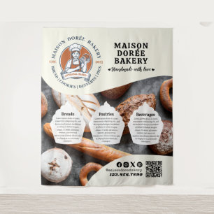 Bakkerij Winkel Banketbakker Dessert Snoepgoed Taa Wandkleed