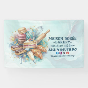 Bakkerij Winkel Banketbakker Dessert Snoepjes Cake Spandoek