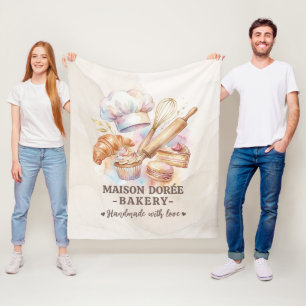 Bakkerij Winkel Banketbakker Dessert Snoepjes Taar Fleece Deken