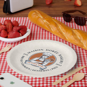 Bakkerij Winkel Banketbakker Dessert Snoepjes Taar Papieren Bordje