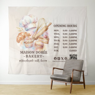 Bakkerij Winkel Banketbakker Dessert Snoepjes Taar Wandkleed
