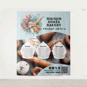 Bakkerij Winkel Banketbakker Dessert Snoepjes Taar Wandkleed