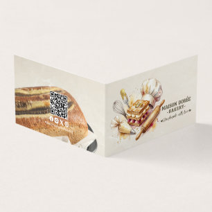 Bakkerij Winkel Banketbakker Dessert Taart Bakker  Visitekaartjes