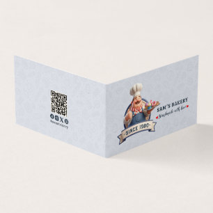 Bakkerij Winkel Banketbakker Dessert Taart Bakker  Visitekaartjes