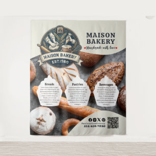 Bakkerij Winkel Banketbakker Desserts Snoepjes Pri Wandkleed