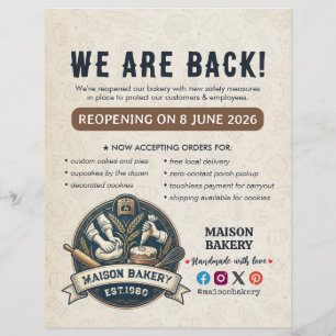 Bakkerij Winkel Banketbakker Nagerechten Grootse H Flyer