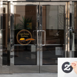 Bakkerij winkel brood graan voorzijde aanpassen  raamsticker