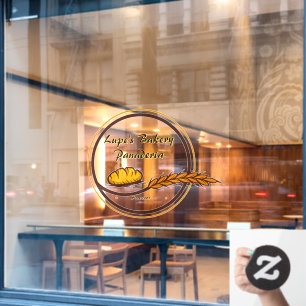 Bakkerij winkel brood graan voorzijde aanpassen raamsticker